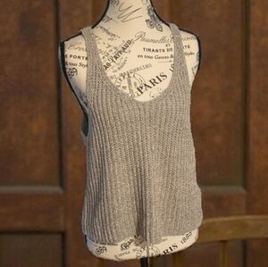 moon & madison‎ Gray Soft Sweater Tank